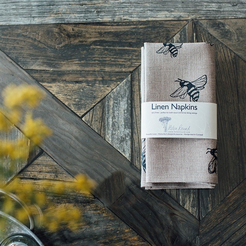 Bee Napkins Pure Linen - Image 2
