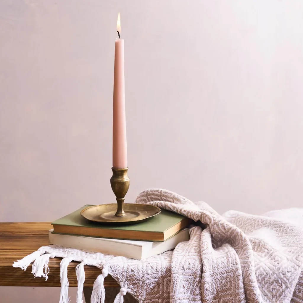 Beige Diamond Cotton Throw