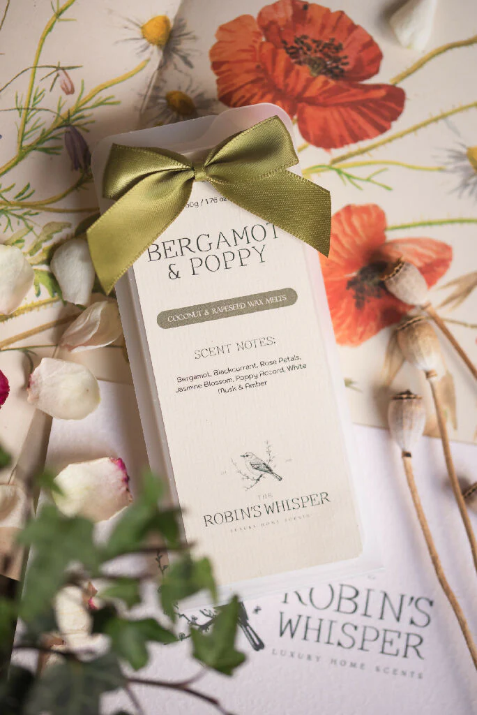 Bergamot and Poppy Botanical Wax melt - Image 2