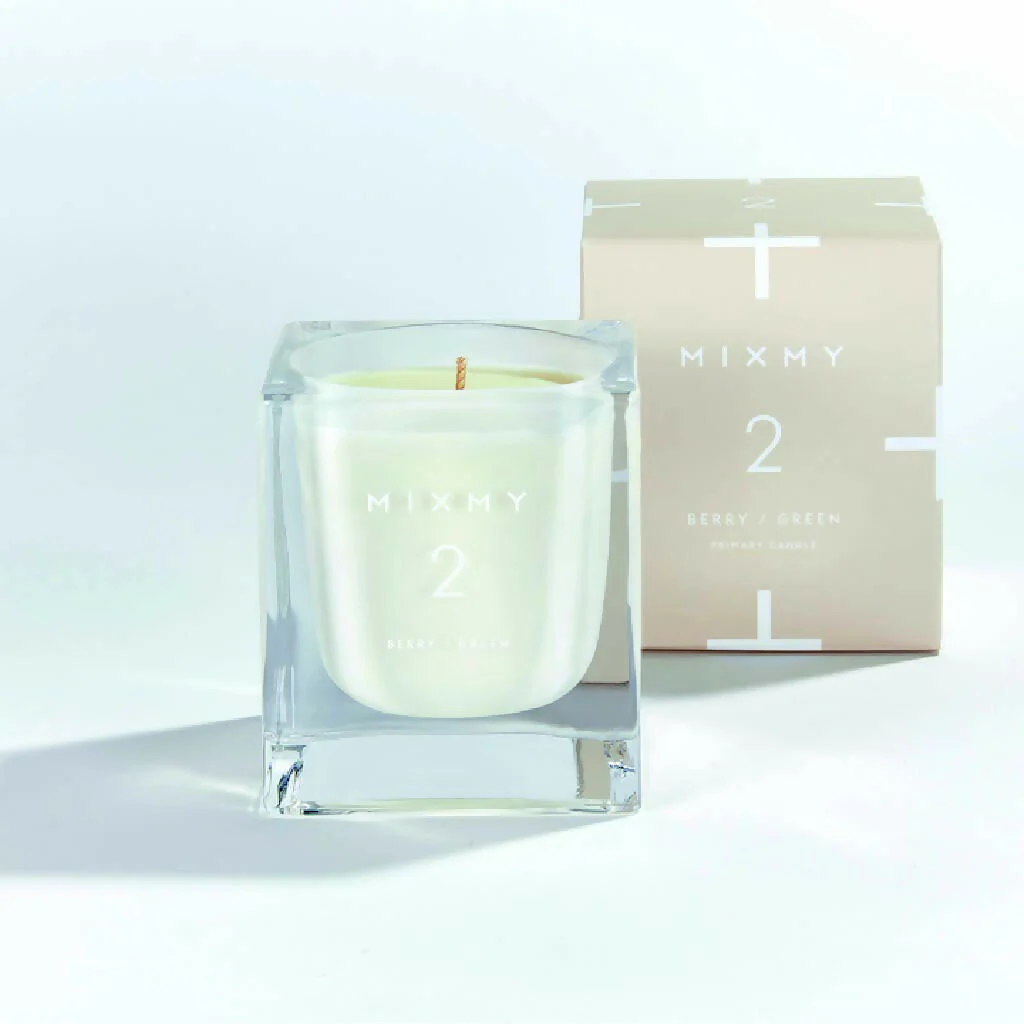 2. Berry / Green Primary Candle - Image 3