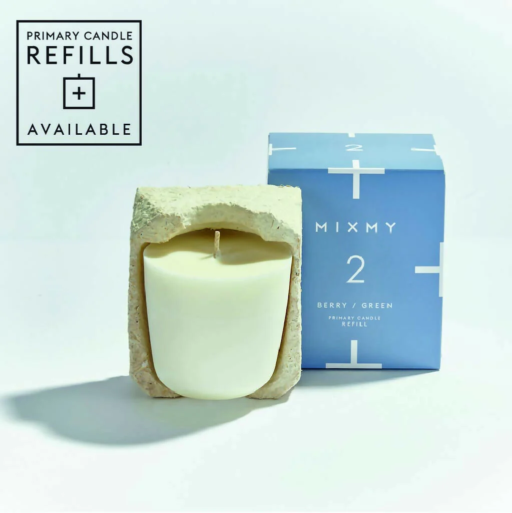 2. Berry / Green Primary Candle - Image 5