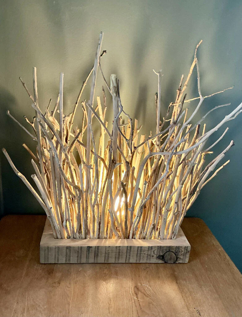 Bespoke Driftwood Twig Lamp