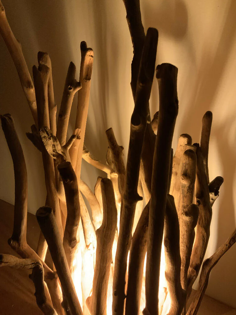 Bespoke large driftwood twig lamp - Image 3