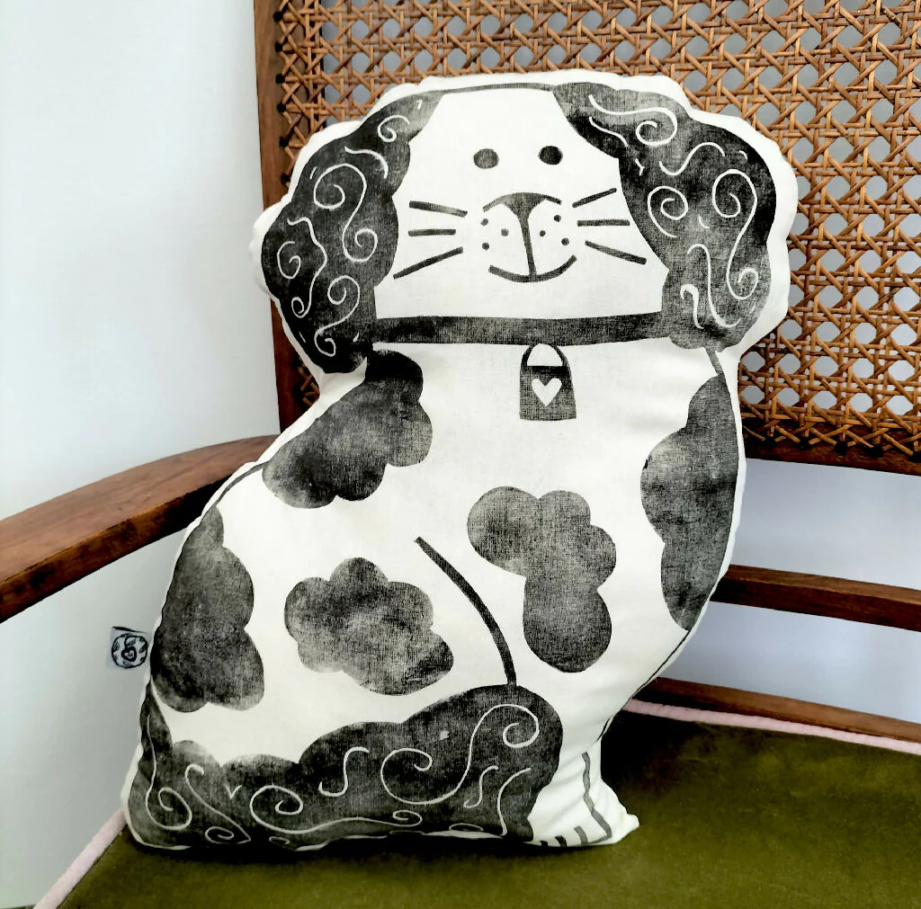 'Betty' Cushion - Black