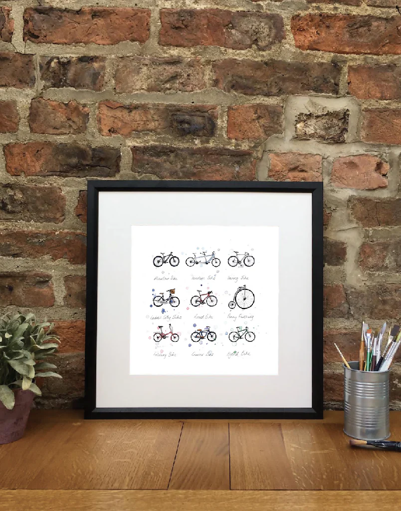 Bicycles| Signed Limited Edition Print