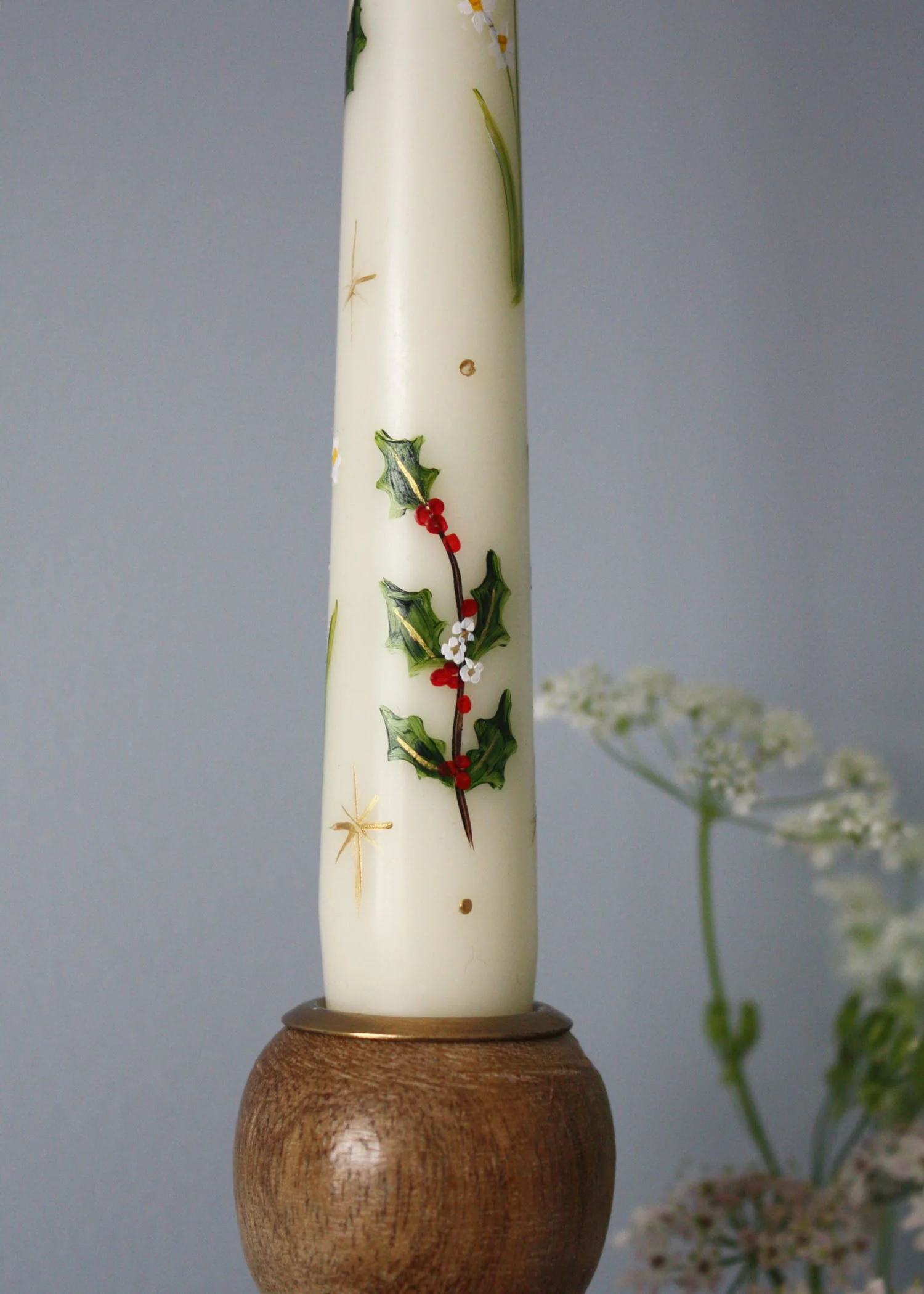 Birth flower December - Narcissus & holly - Image 4