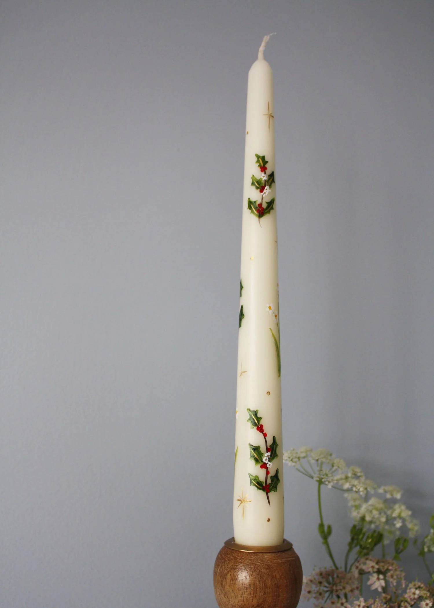 Birth flower December - Narcissus & holly - Image 5