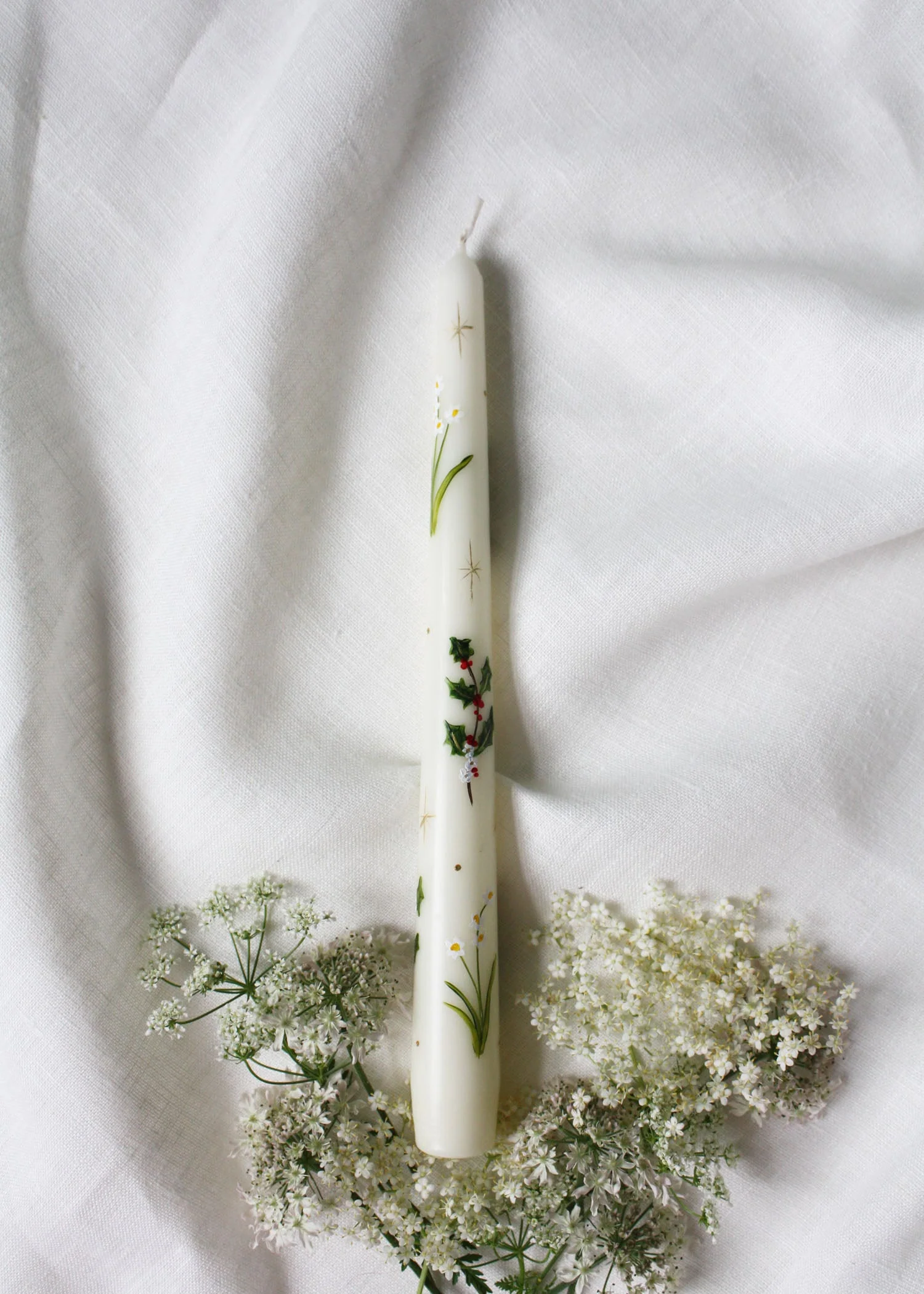 Birth flower December - Narcissus & holly - Image 8