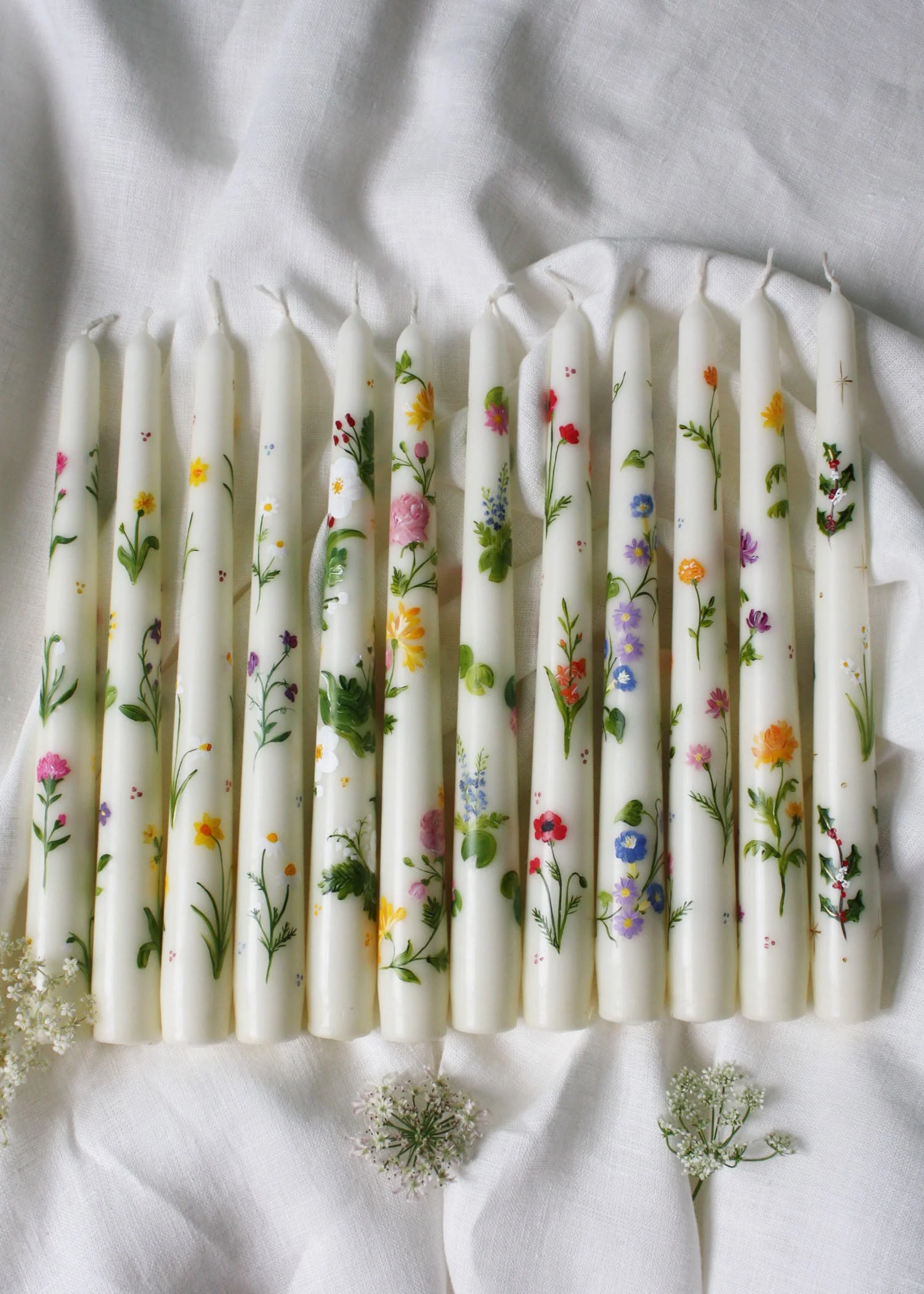 Birth flower December - Narcissus & holly - Image 9