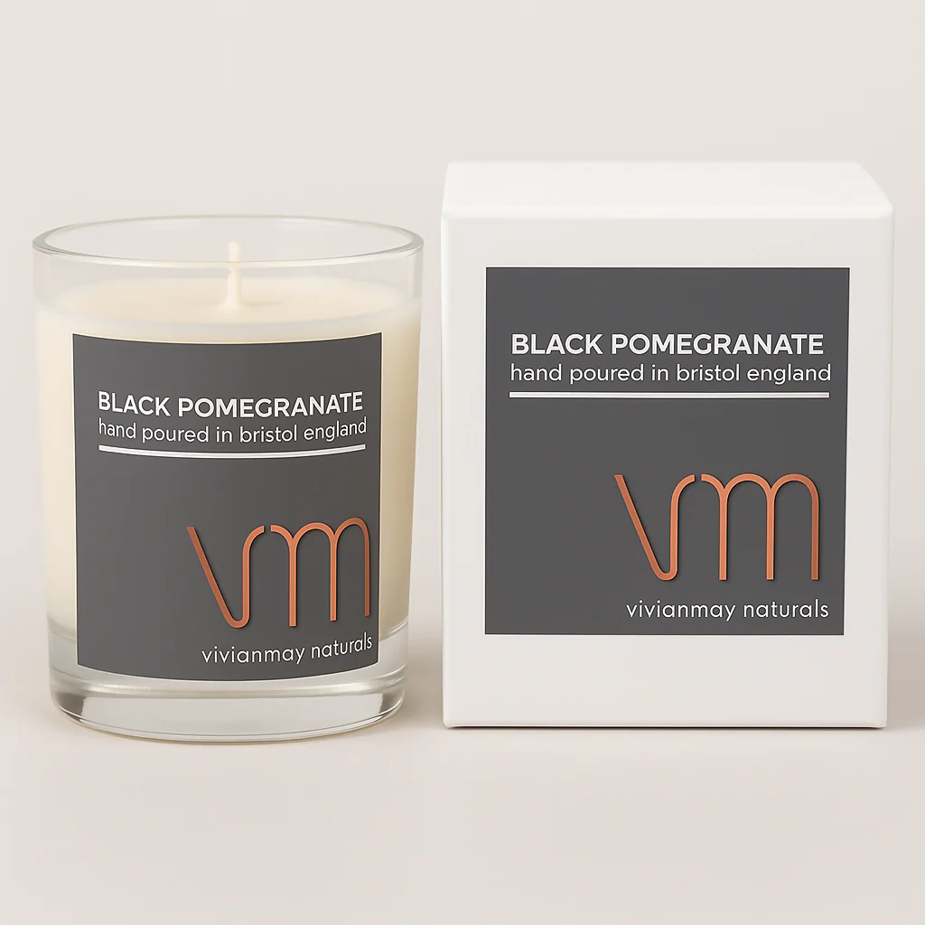 Black Pomegranate Soy Candle - Image 3