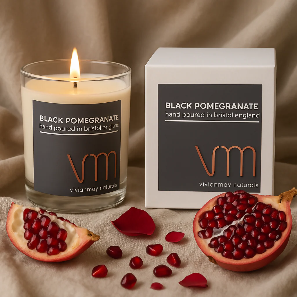 Black Pomegranate Soy Candle - Image 5