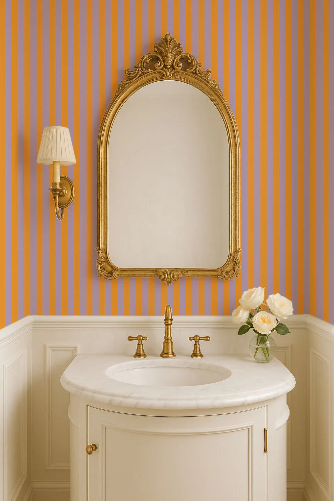 Bloomsbury Stripe Wallpaper - Image 6