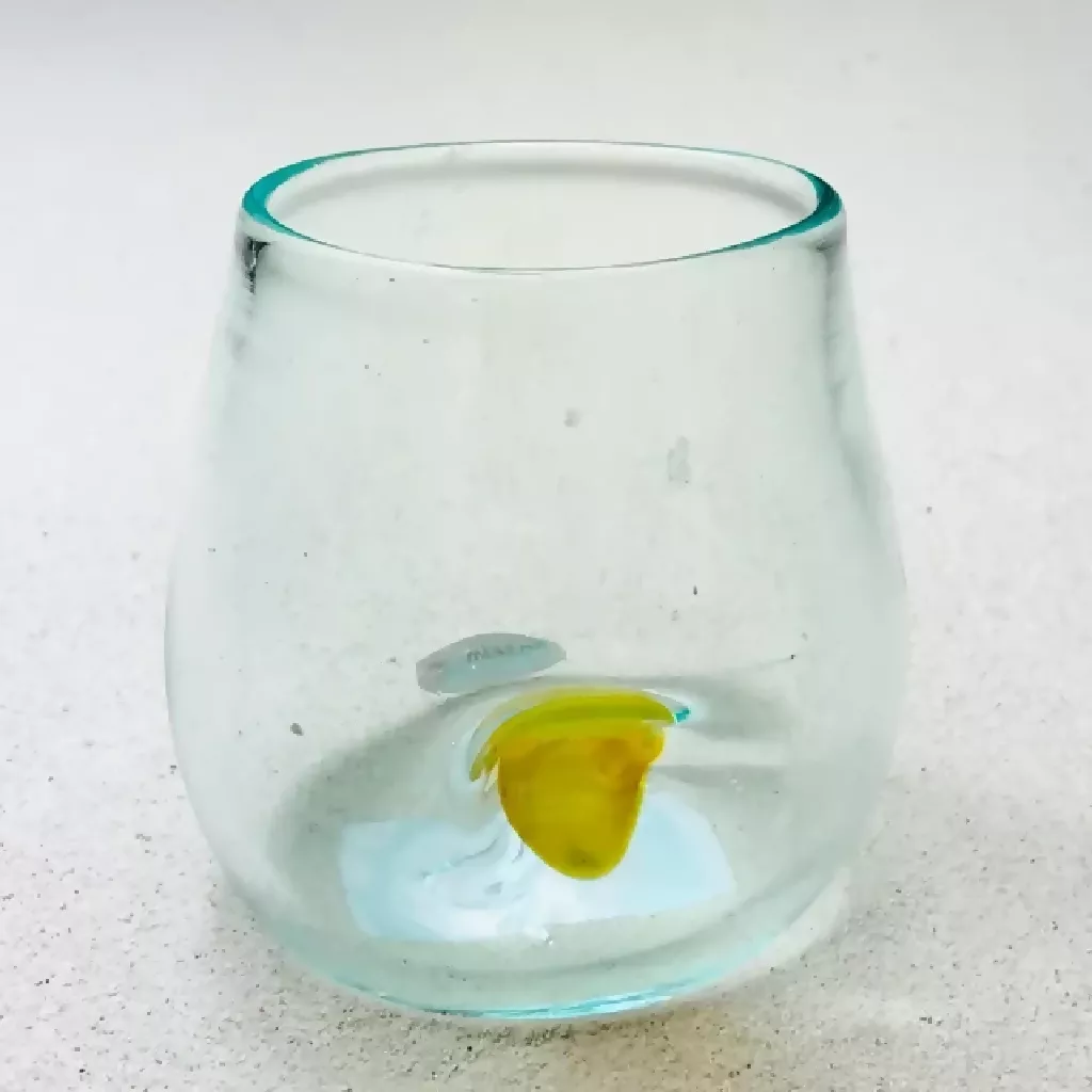 Blown Glass Thumb’ler - Colour Dimple - Image 3