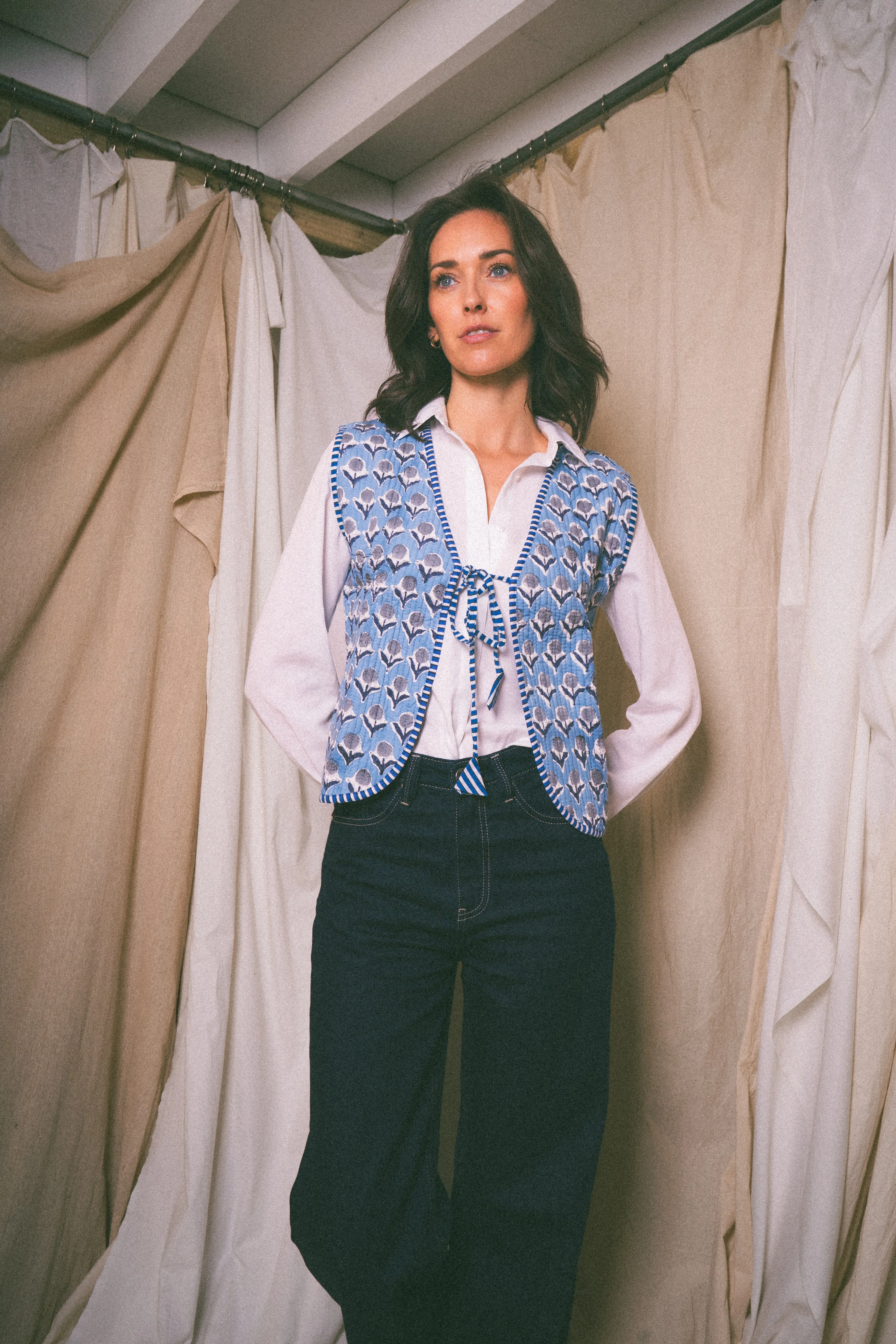 Blue Amour Waistcoat - Image 4