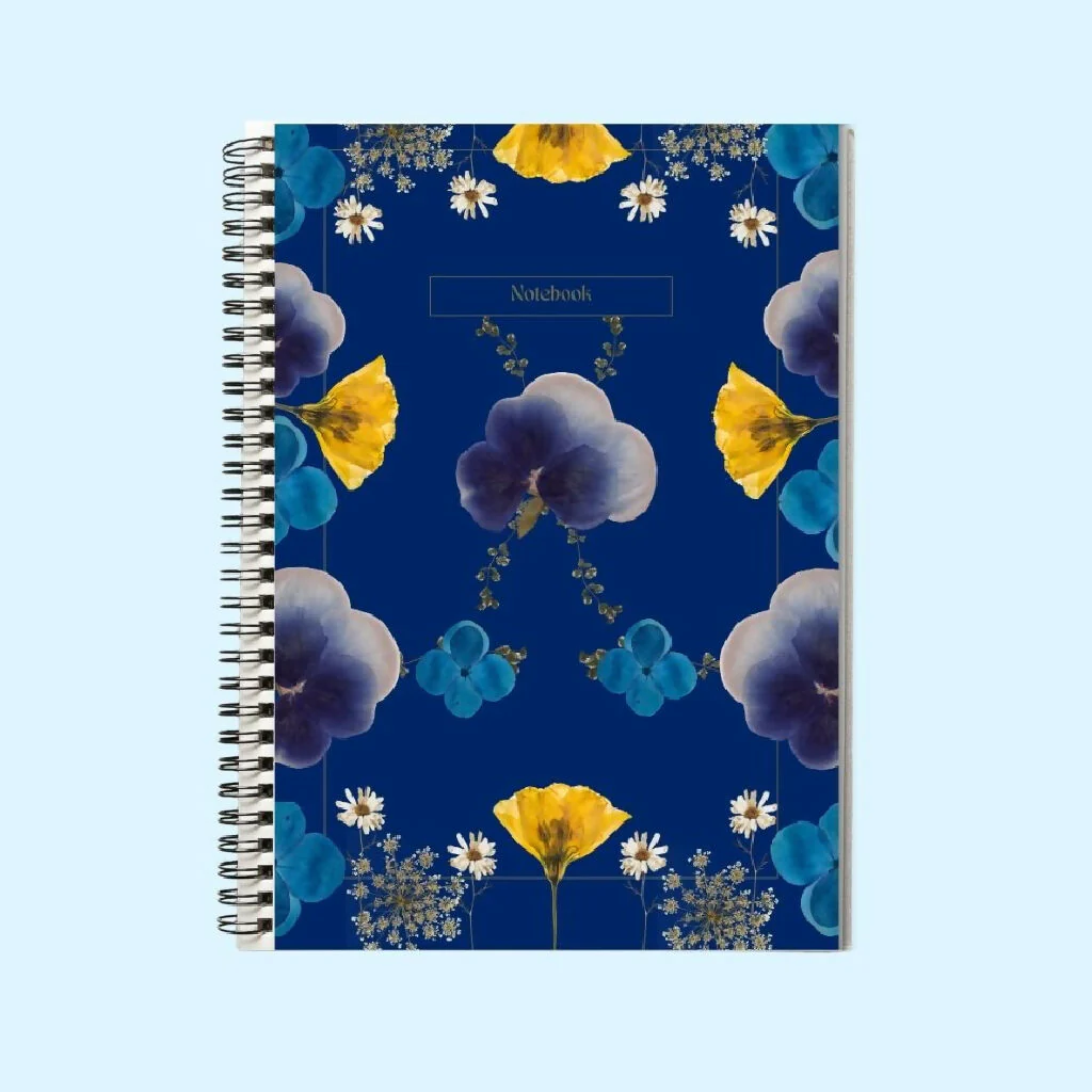 Blue clouds notebook A5 lined - Image 2