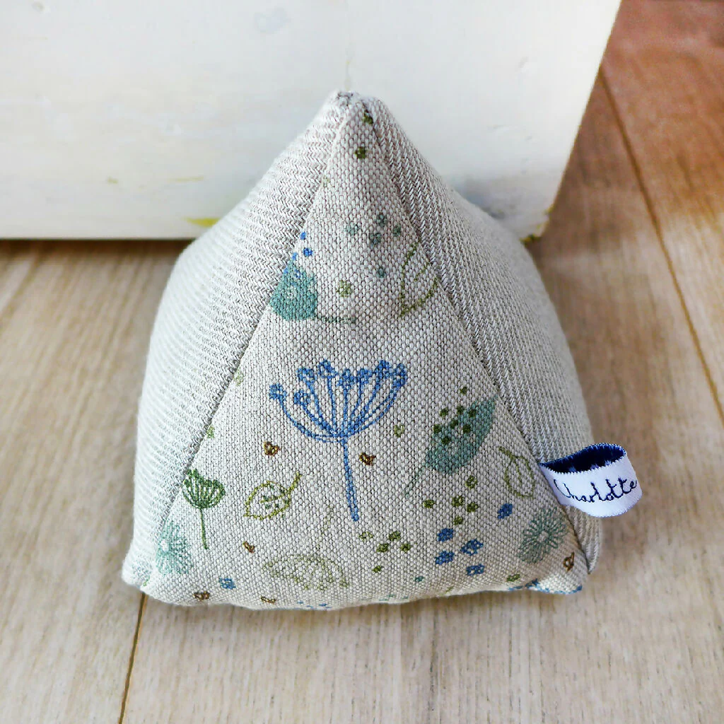 Blue Parsley Linen Doorstop - Image 2