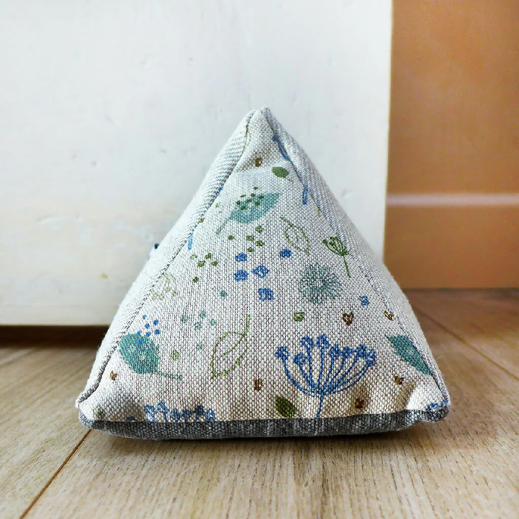 Blue Parsley Linen Doorstop - Image 3