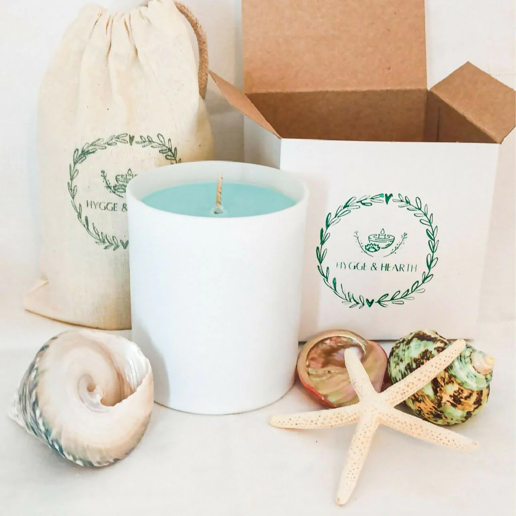 BLUE SEA SOY WAX OCEAN SCENTED CANDLE