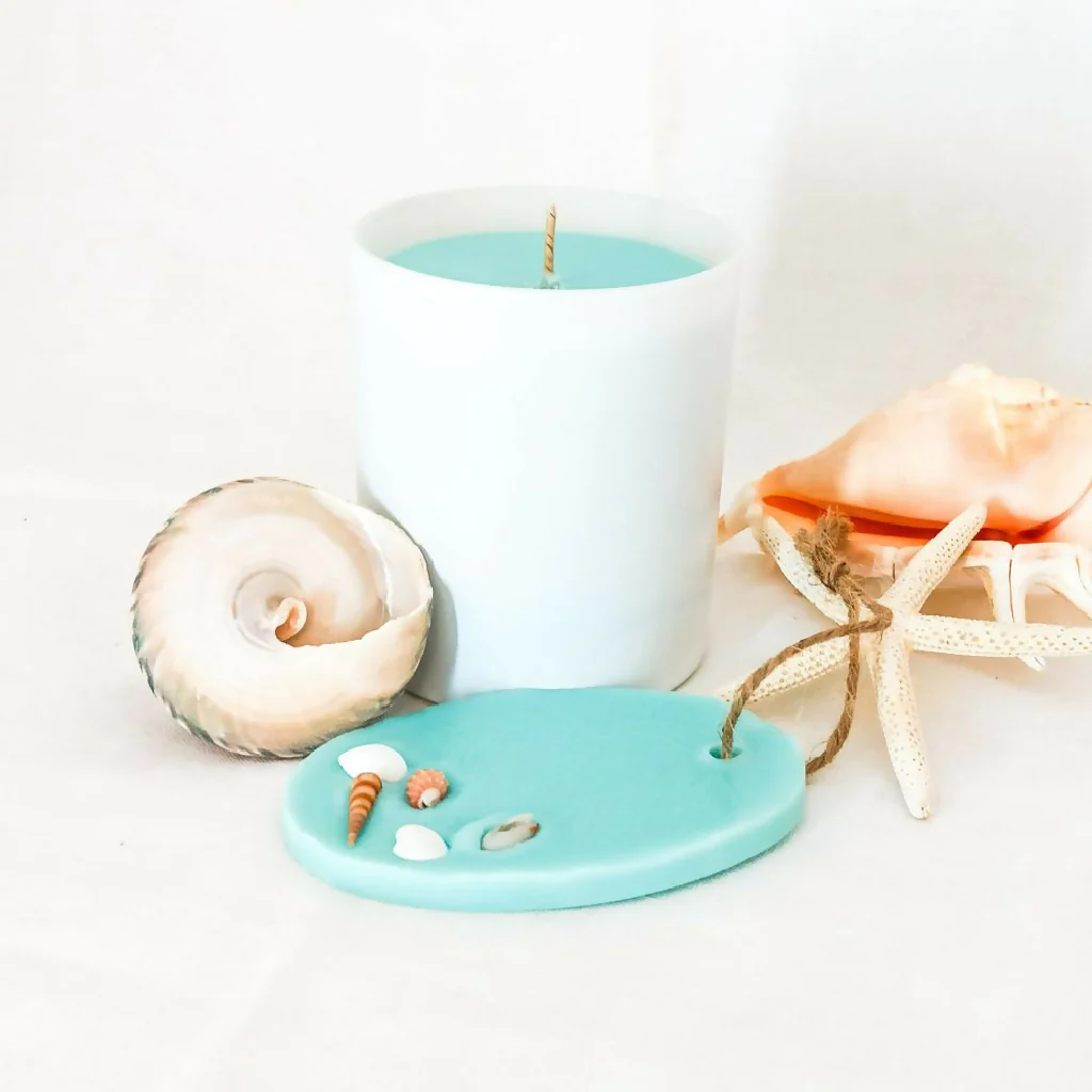 BLUE SEA SOY WAX OCEAN SCENTED CANDLE - Image 2