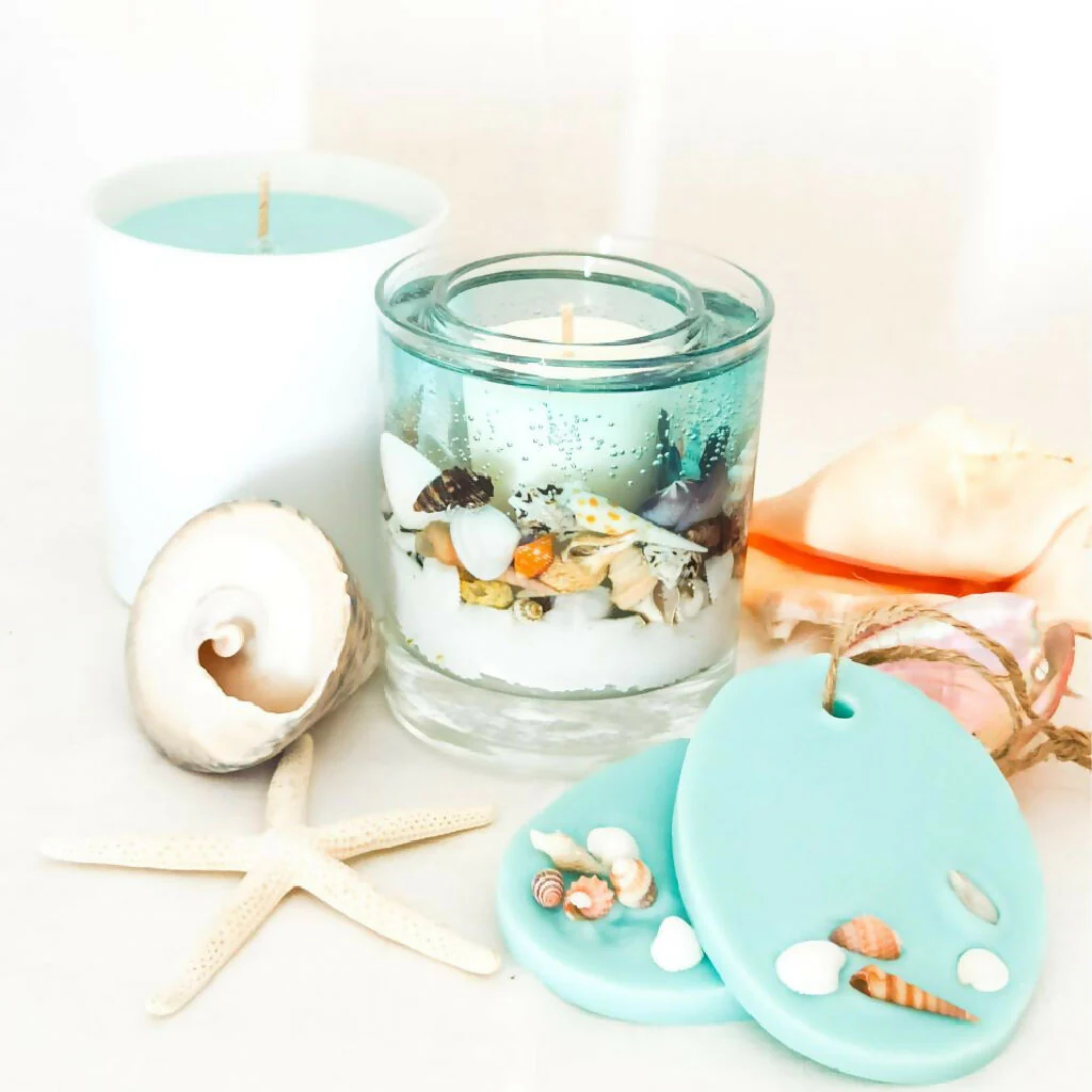 BLUE SEA SOY WAX OCEAN SCENTED CANDLE - Image 5