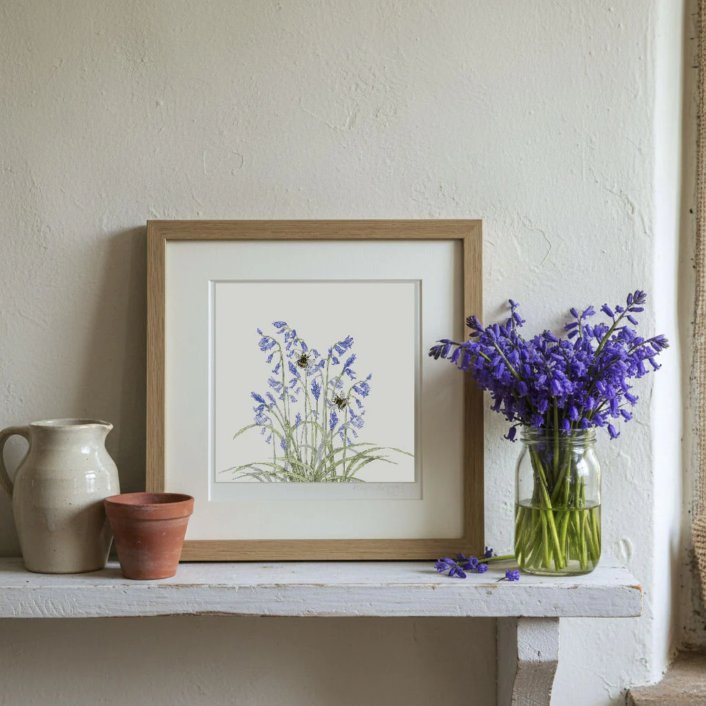Bluebell Signed and Mounted Giclée Art Print