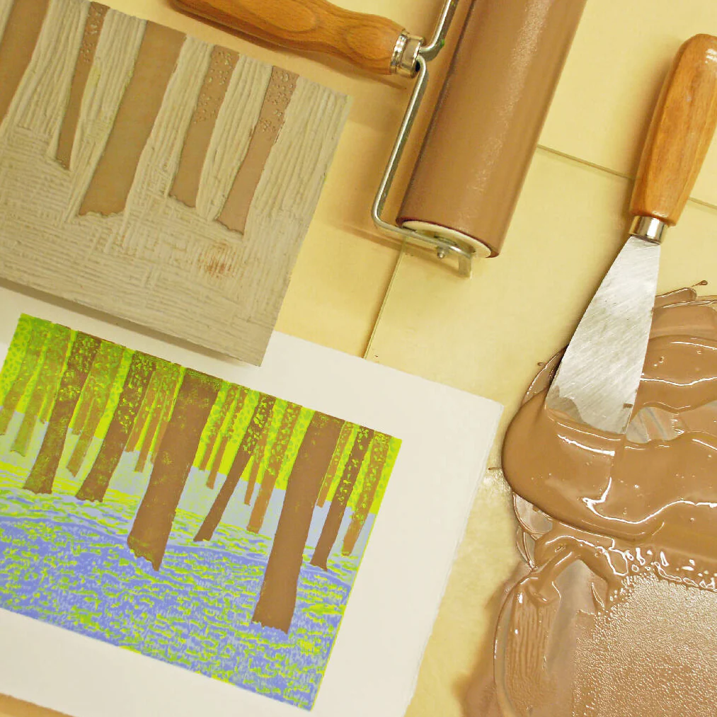 Bluebell Wood - Limited Edition - Original Linocut Print - Image 5