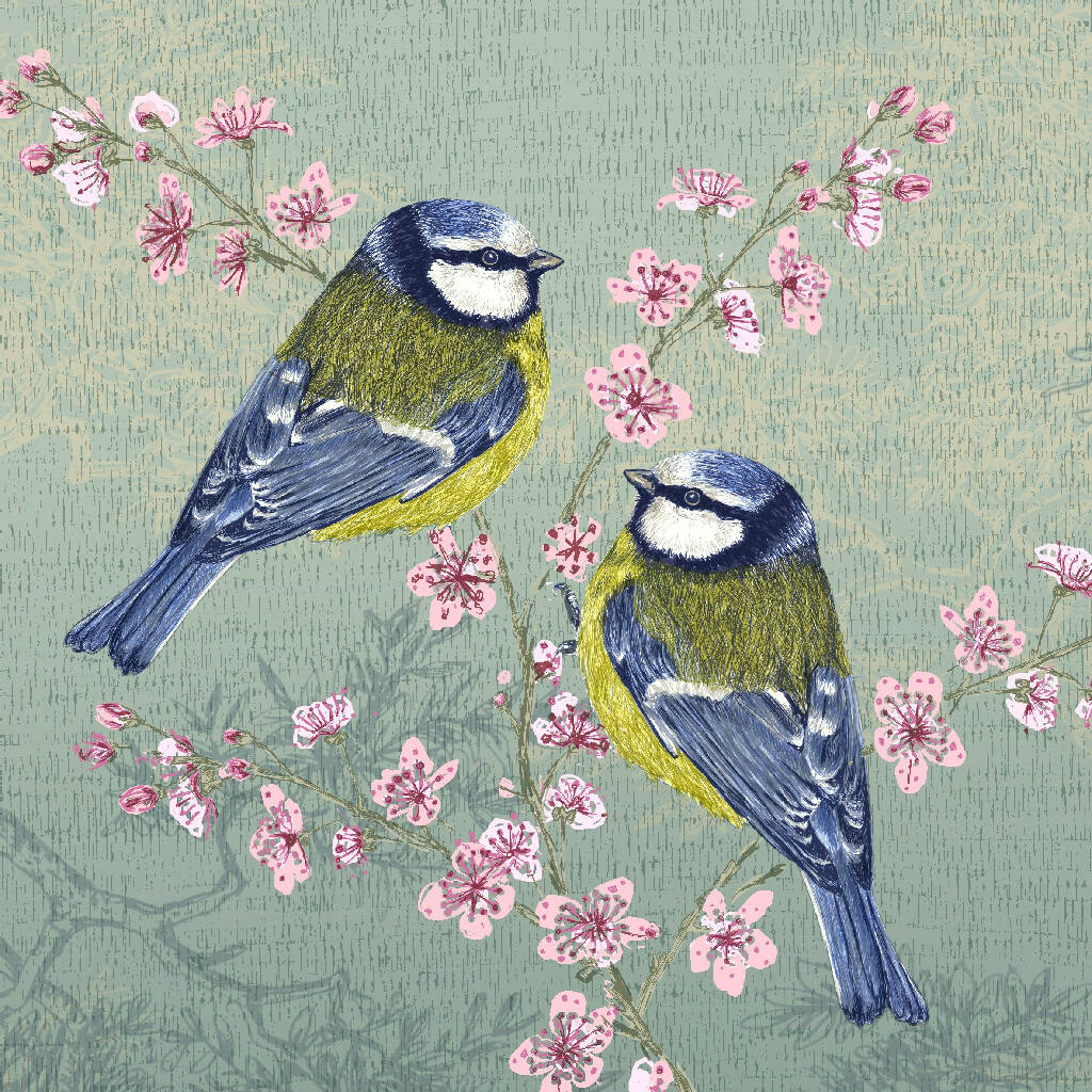 Bluetit -Signed and mounted Giclée Art Print - Image 5