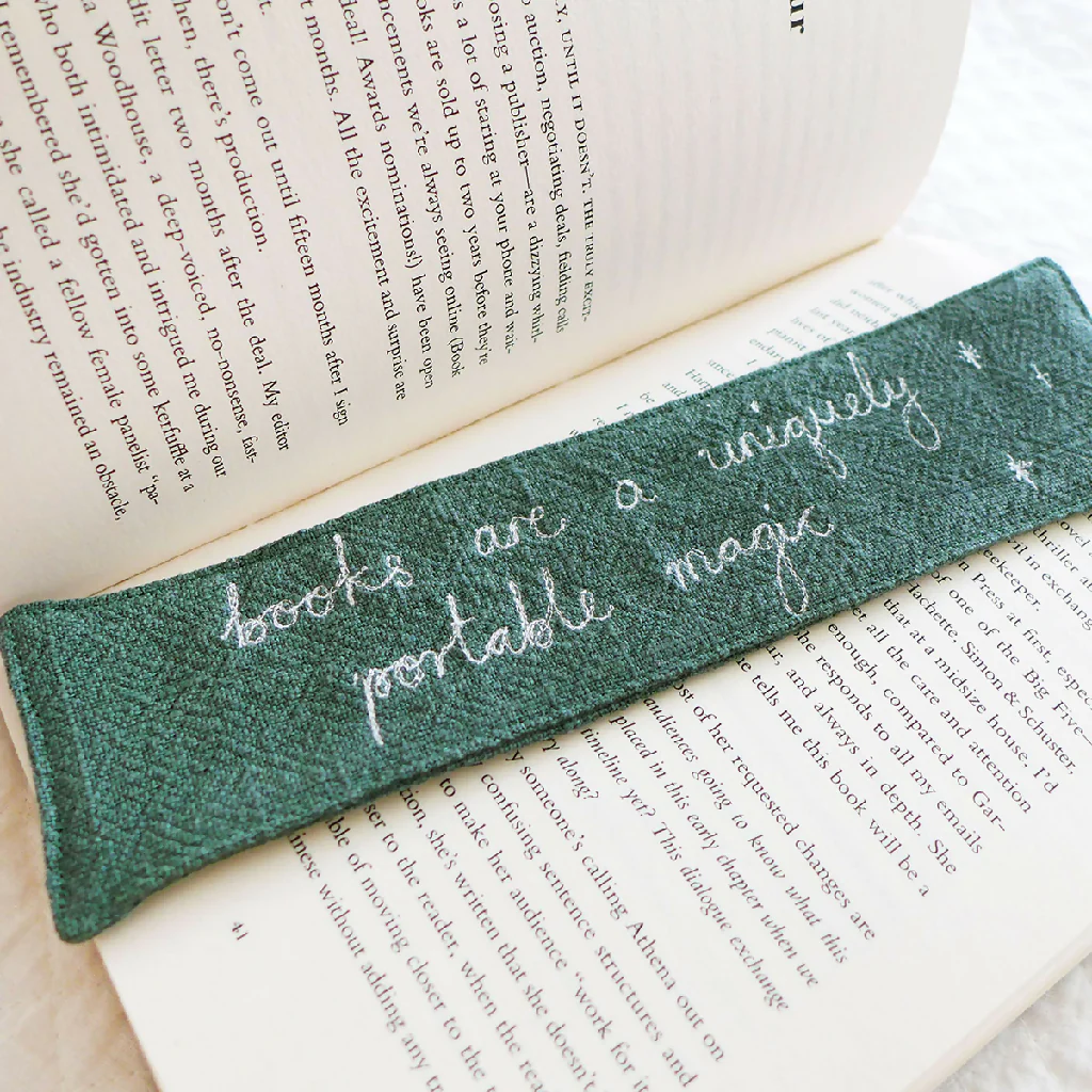 Book Magic Embroidered Bookmark - Image 3
