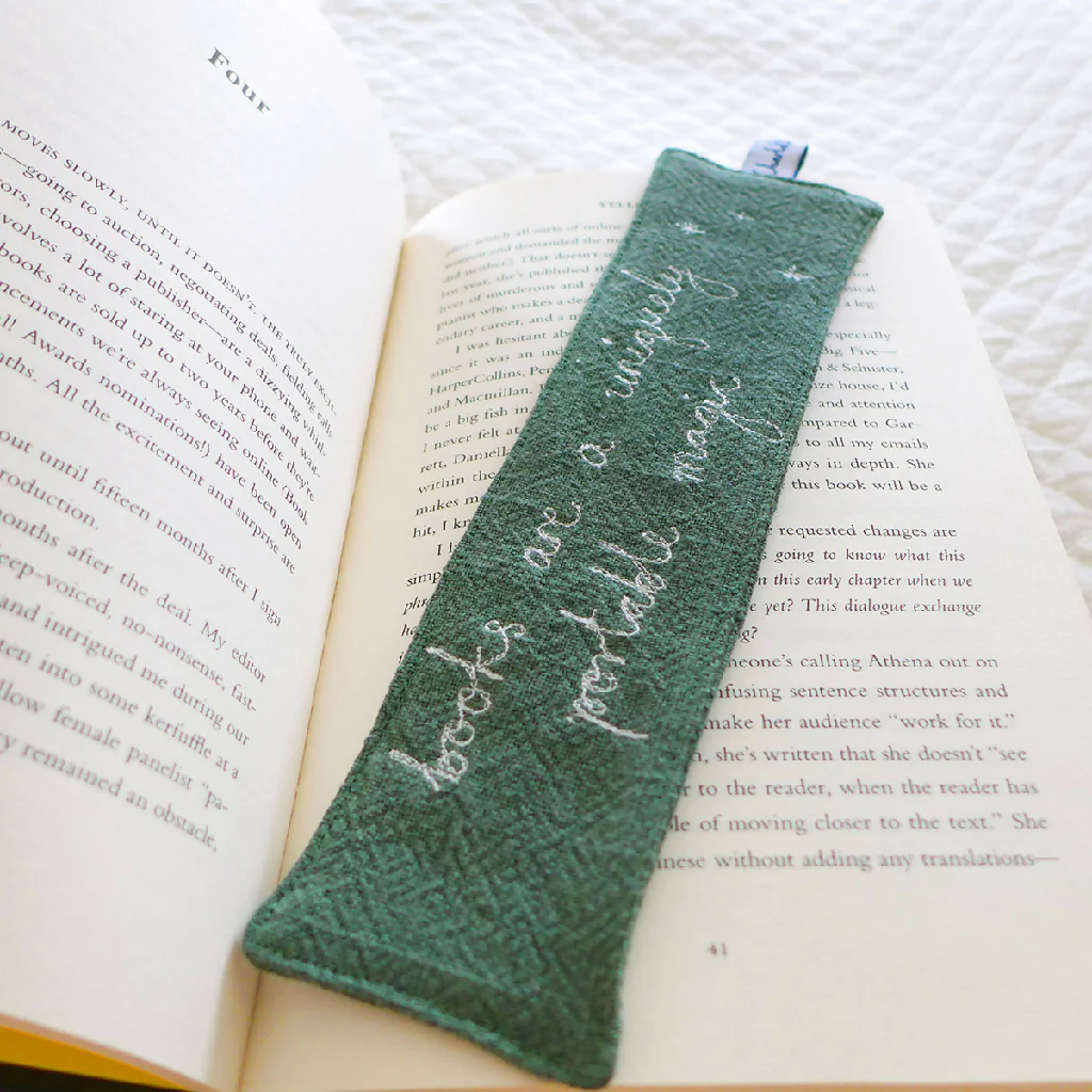 Book Magic Embroidered Bookmark - Image 5