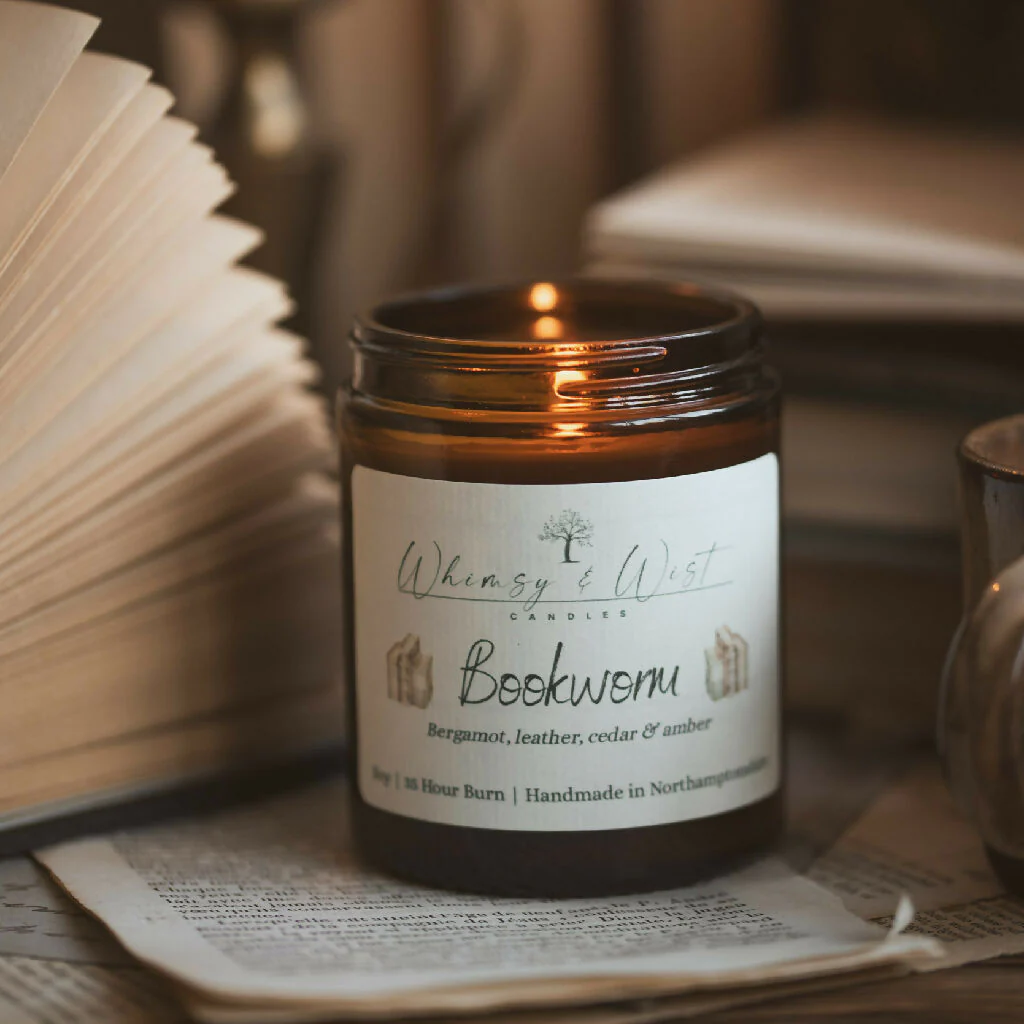 Bookworm - Scented Soy Candle - Image 3