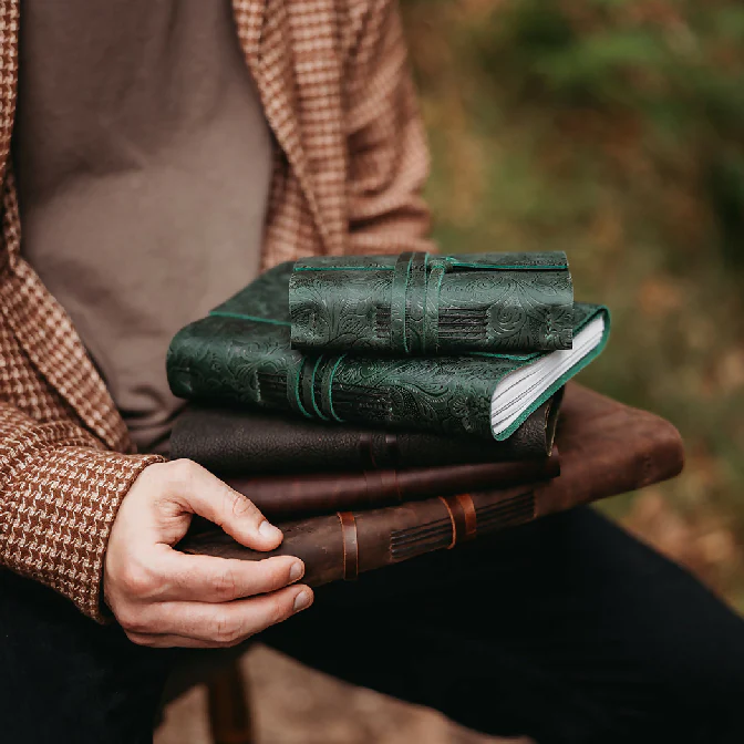 Botanical Evergreen Leather Journals - Image 2