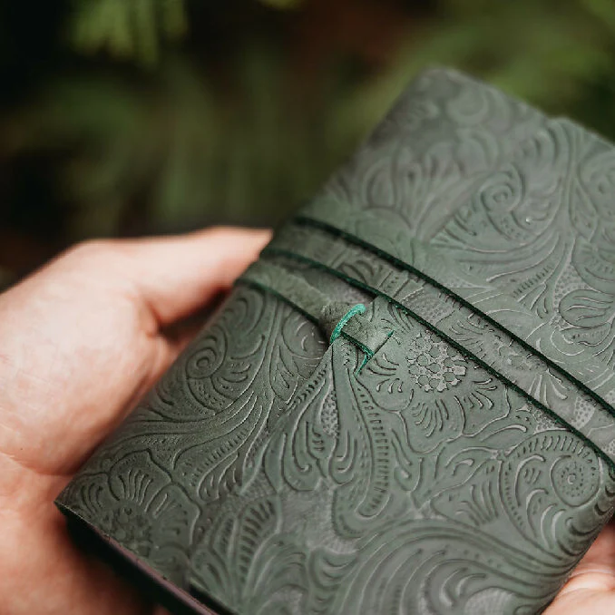 Botanical Evergreen Leather Journals - Image 7