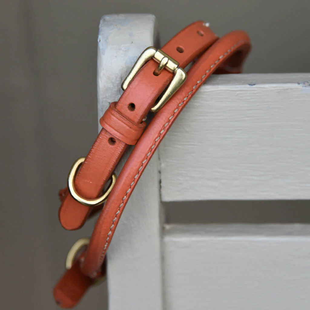 Bowfell Narrow Rolled Leather Dog Collar - Image 6