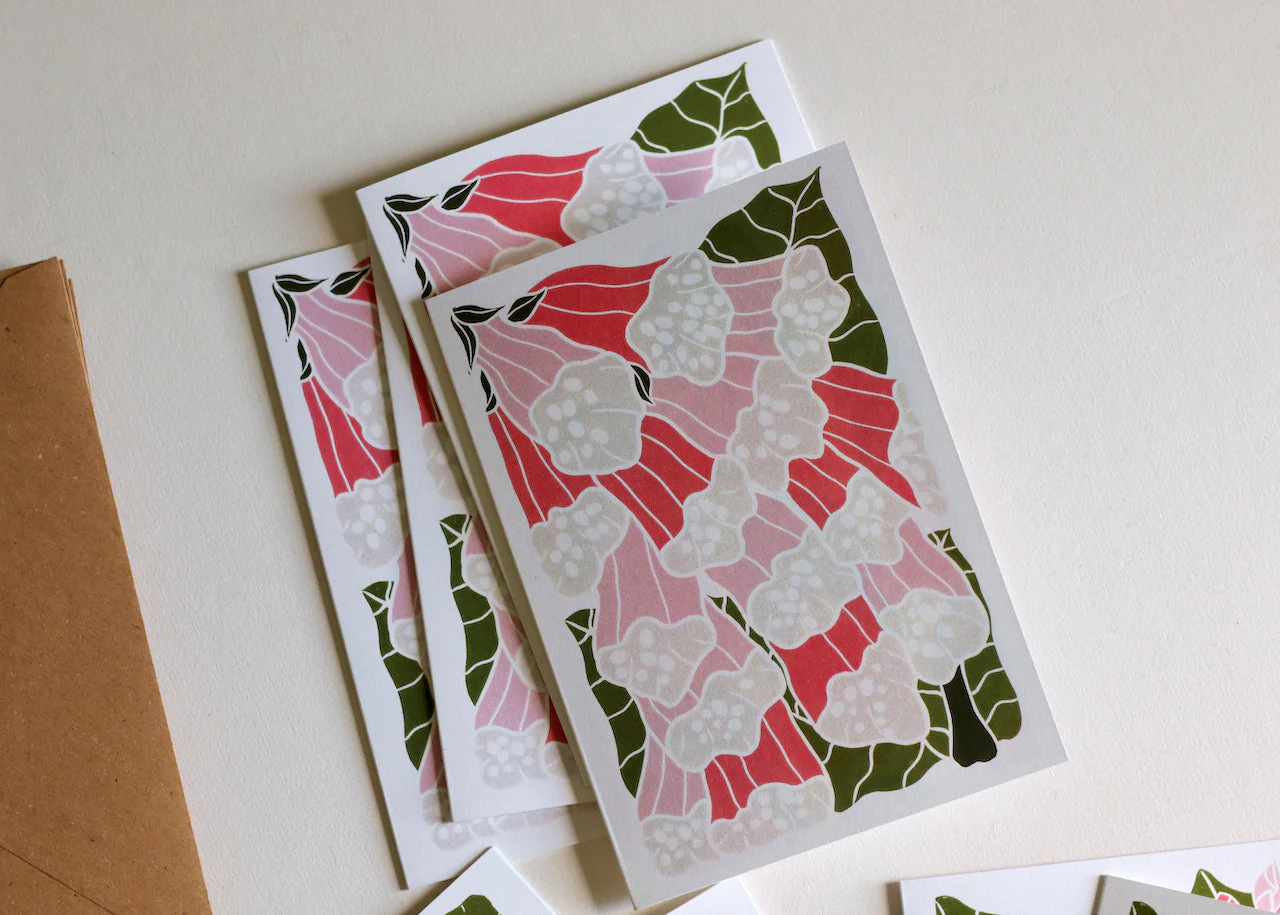 British Woodland Foxglove Notecards | Set of 8 Notecards & Envelopes - Image 8