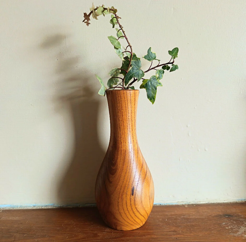 Bud vase - Mulberry Wood - Bottle shape - Image 2