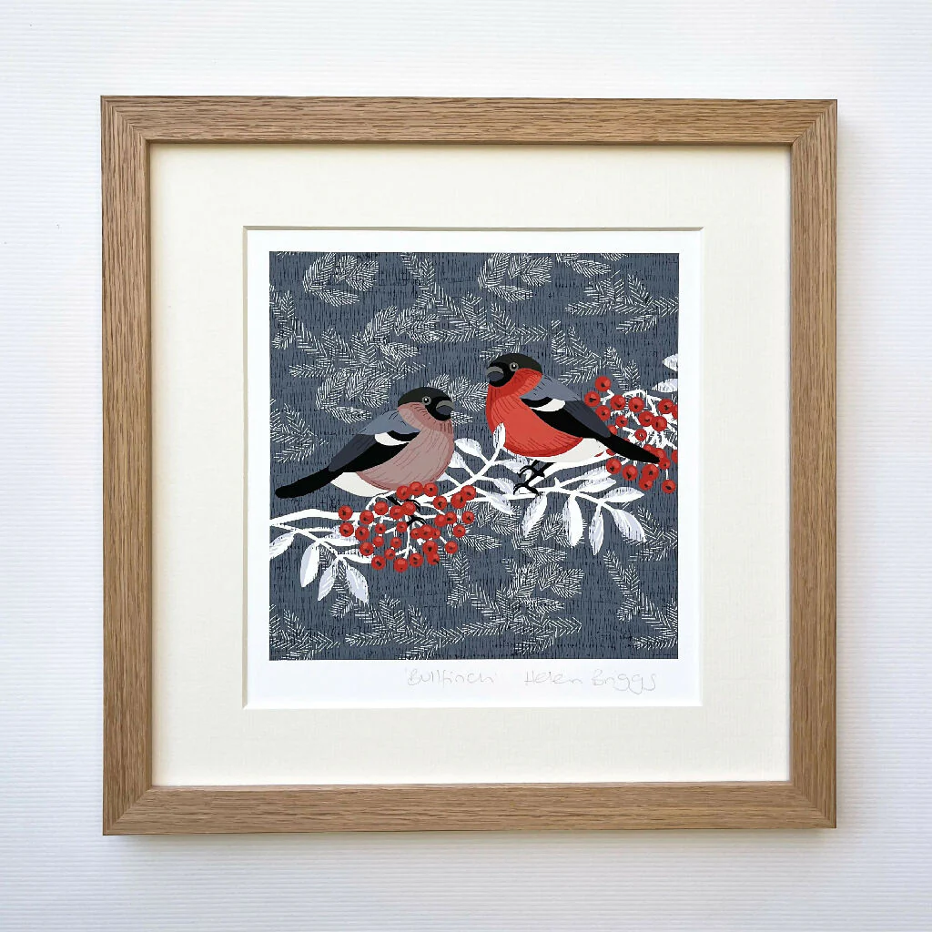 Bullfinch- Signed and Mounted Giclée Art Print - Image 5