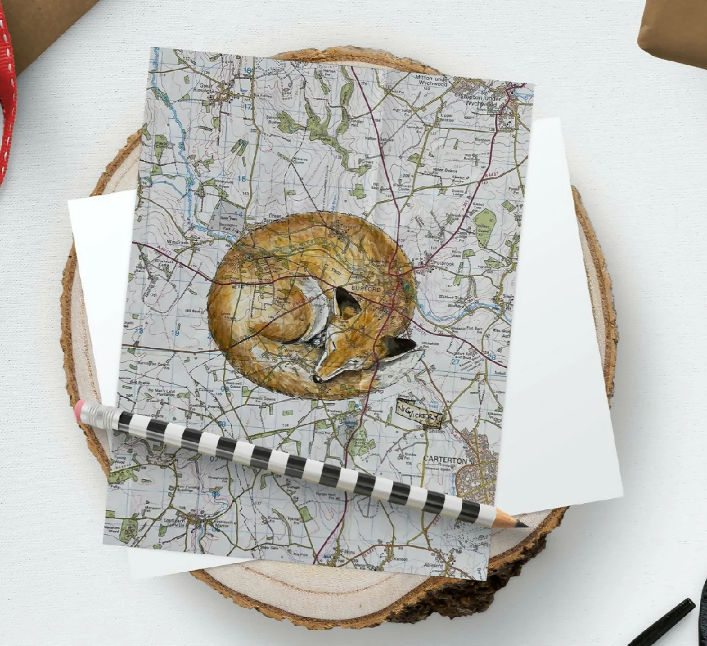 Burford Fox Greeting Card