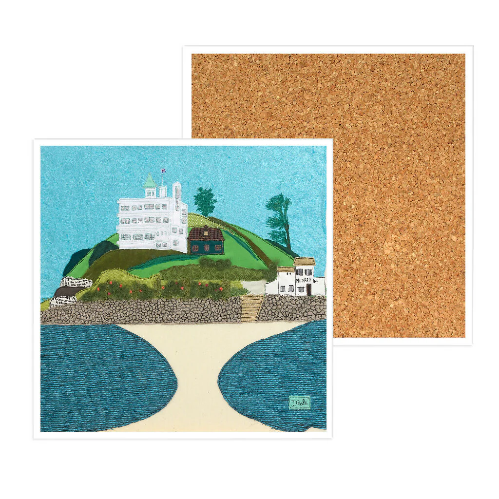 Burgh Island Ceramic Coaster - Image 2