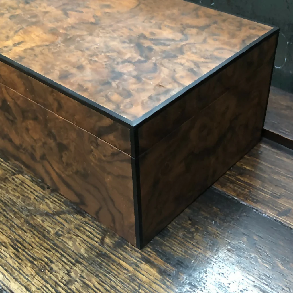 Burr Walnut Watch Box - Image 3