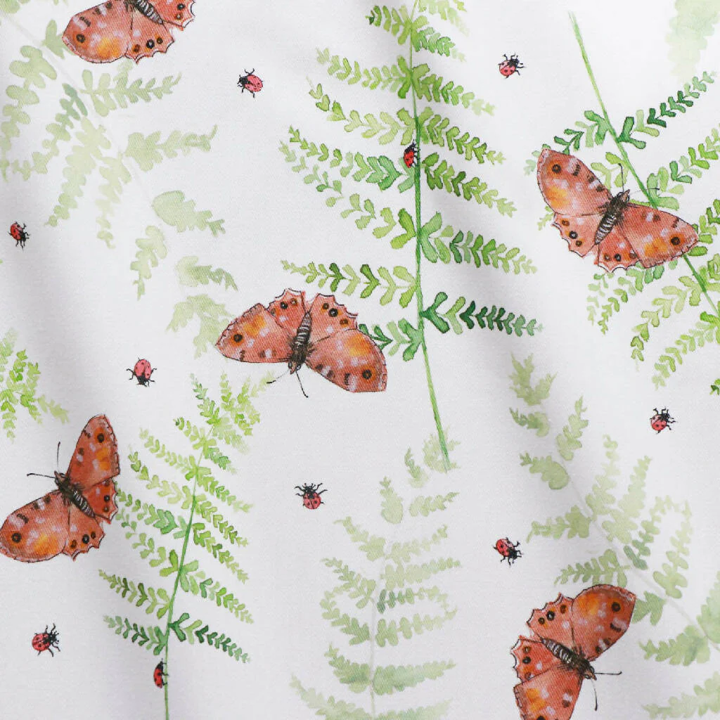 Butterfly and Fern Designer Lampshade - Image 5