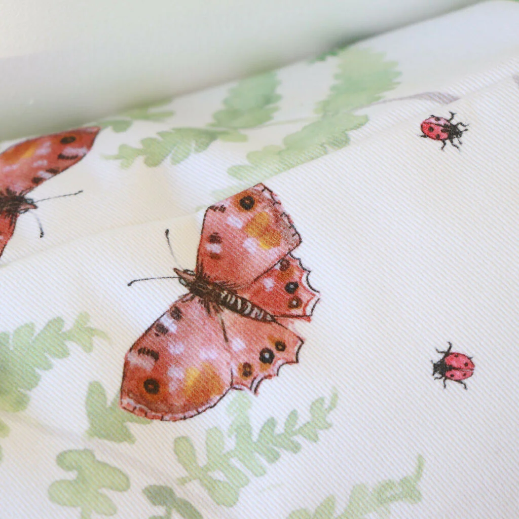 Butterfly and Fern Woodland Cushion - Image 5
