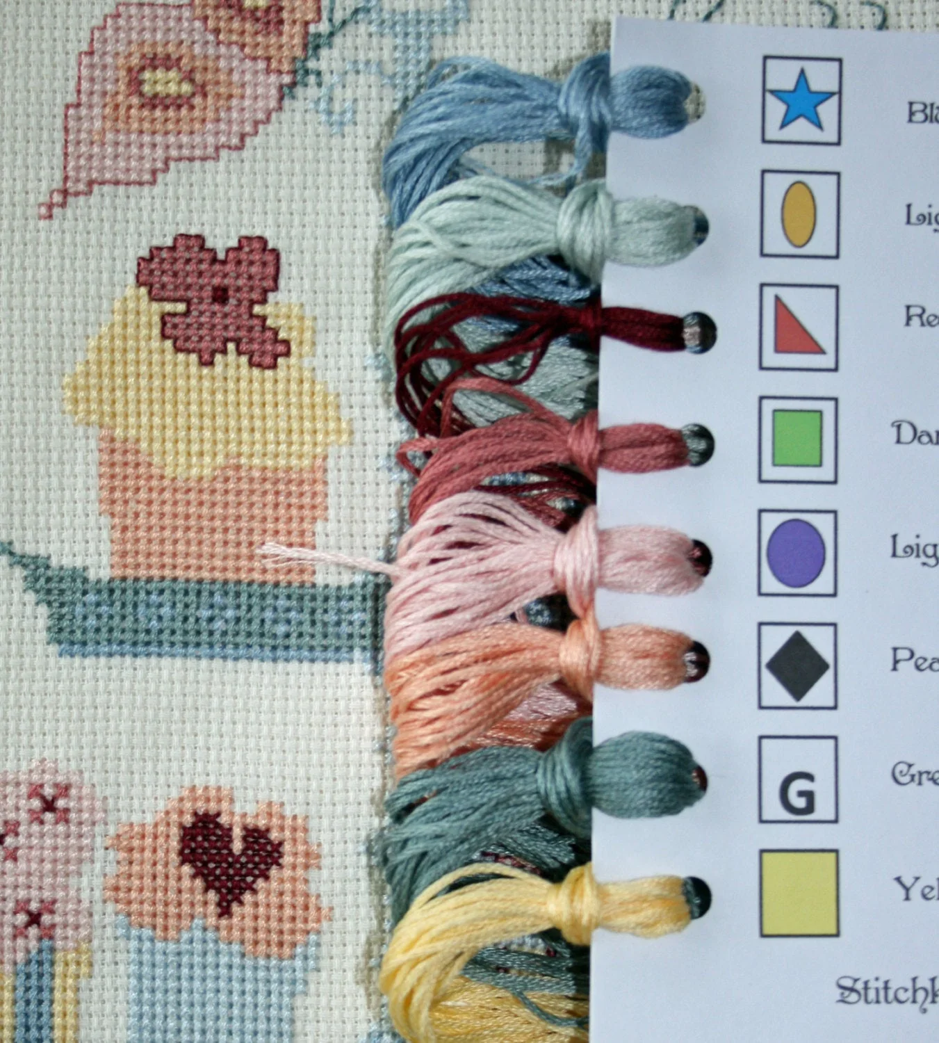 Butterfly Tea Room Cross Stitch Sampler Kit - Image 3