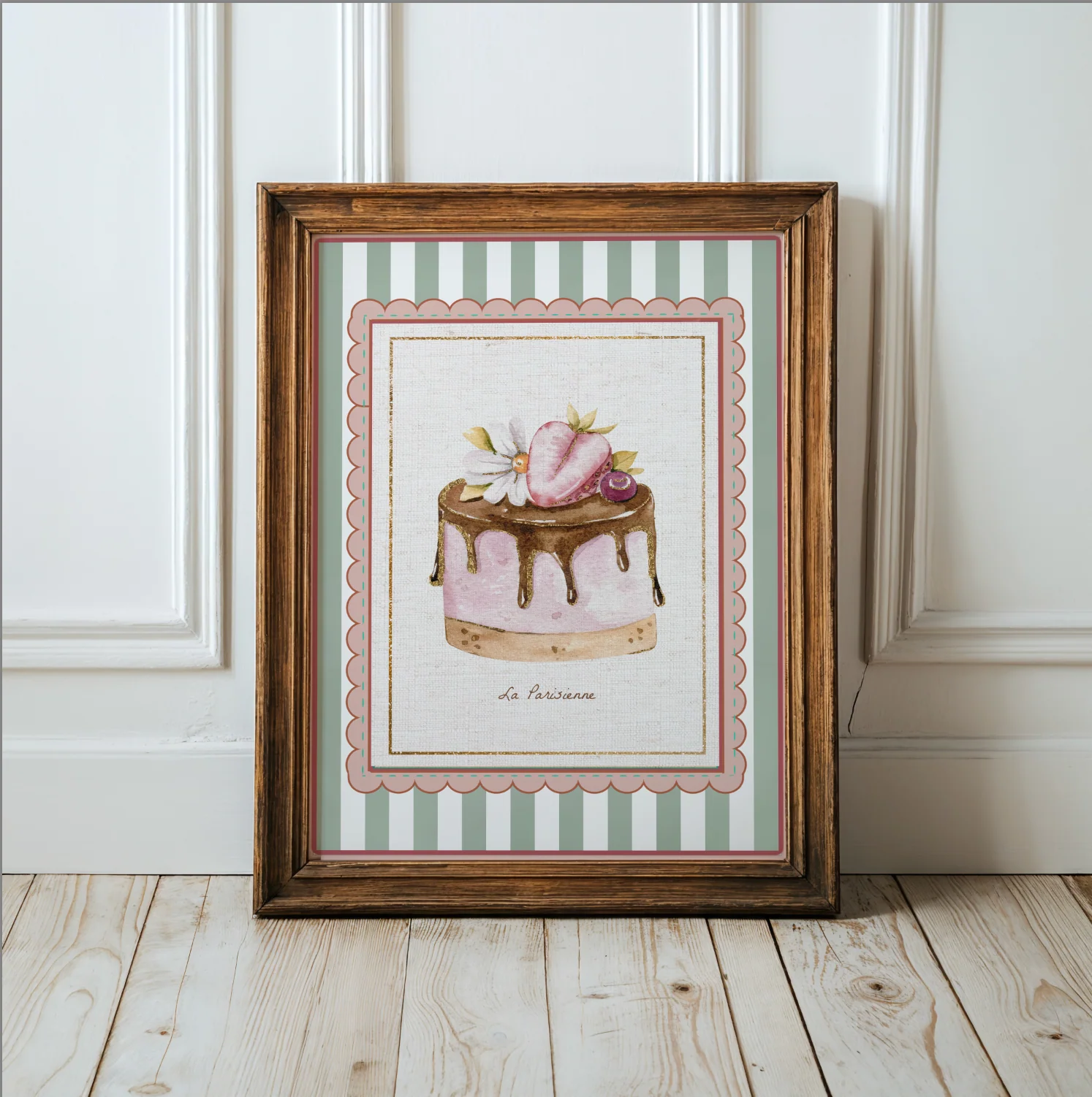 Cafe Paris Print Set of 3 Kitchen Coffee Shop Art Parisienne Patisserie Artwork Girls Room Wall Decor - Image 3