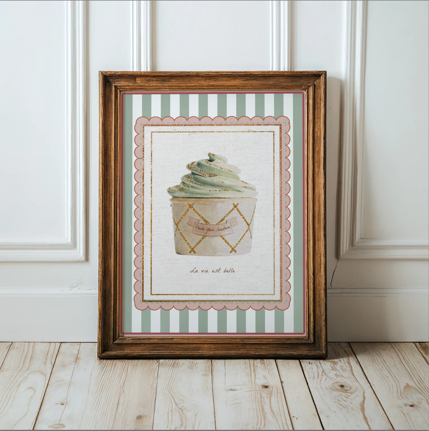 Cafe Paris Print Set of 3 Kitchen Coffee Shop Art Parisienne Patisserie Artwork Girls Room Wall Decor - Image 4