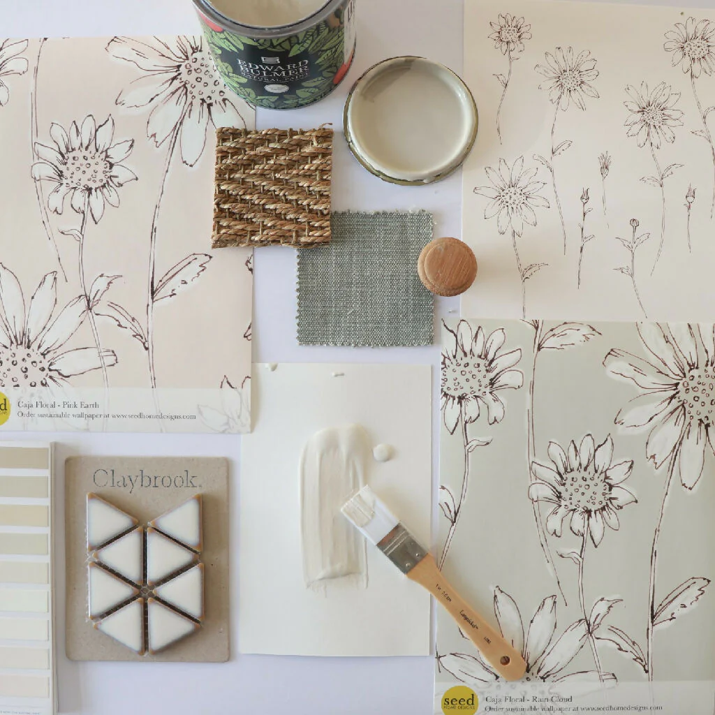 Caja Floral Sustainable Wallpaper Available in Six Colours - Image 3