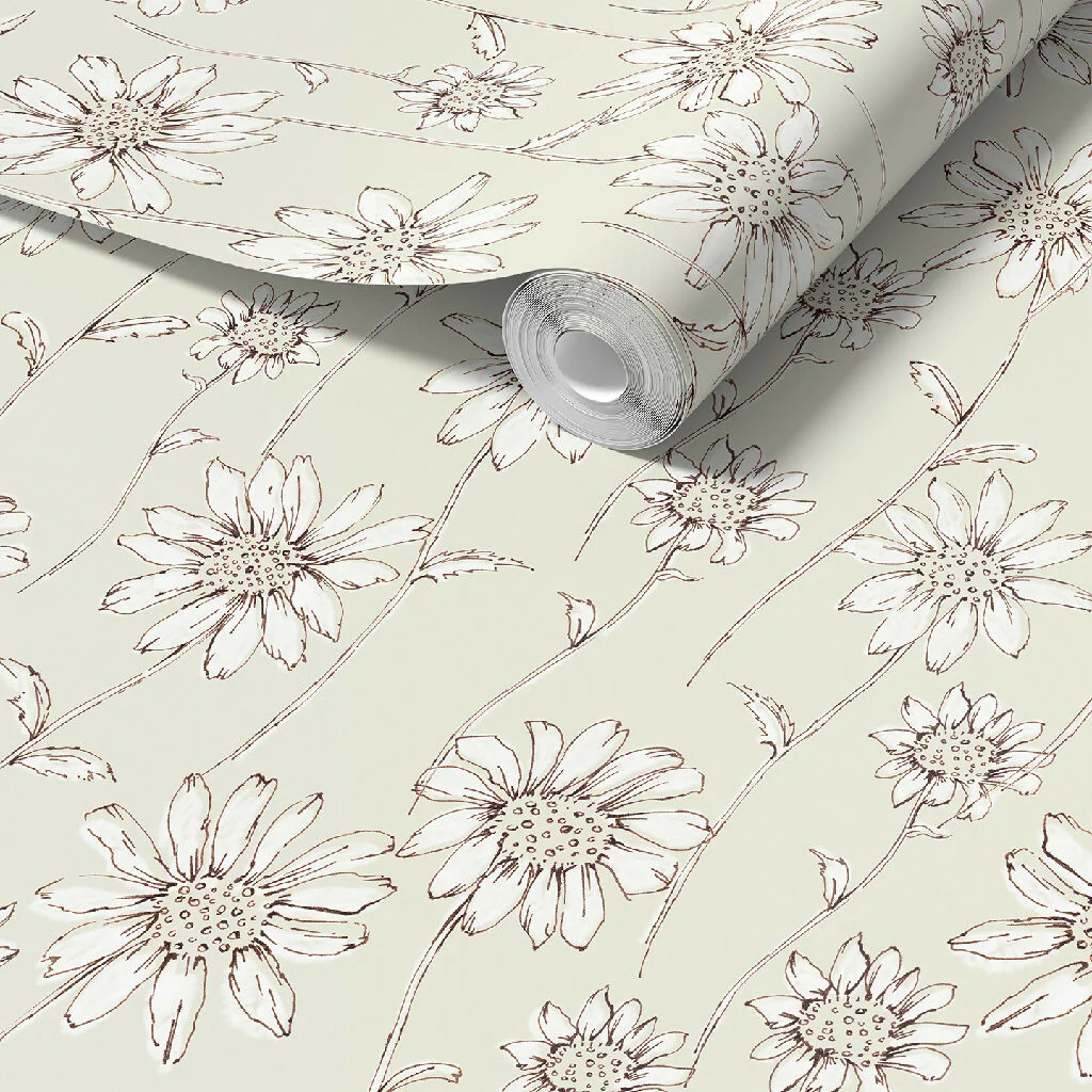 Caja Floral Sustainable Wallpaper Available in Six Colours - Image 6