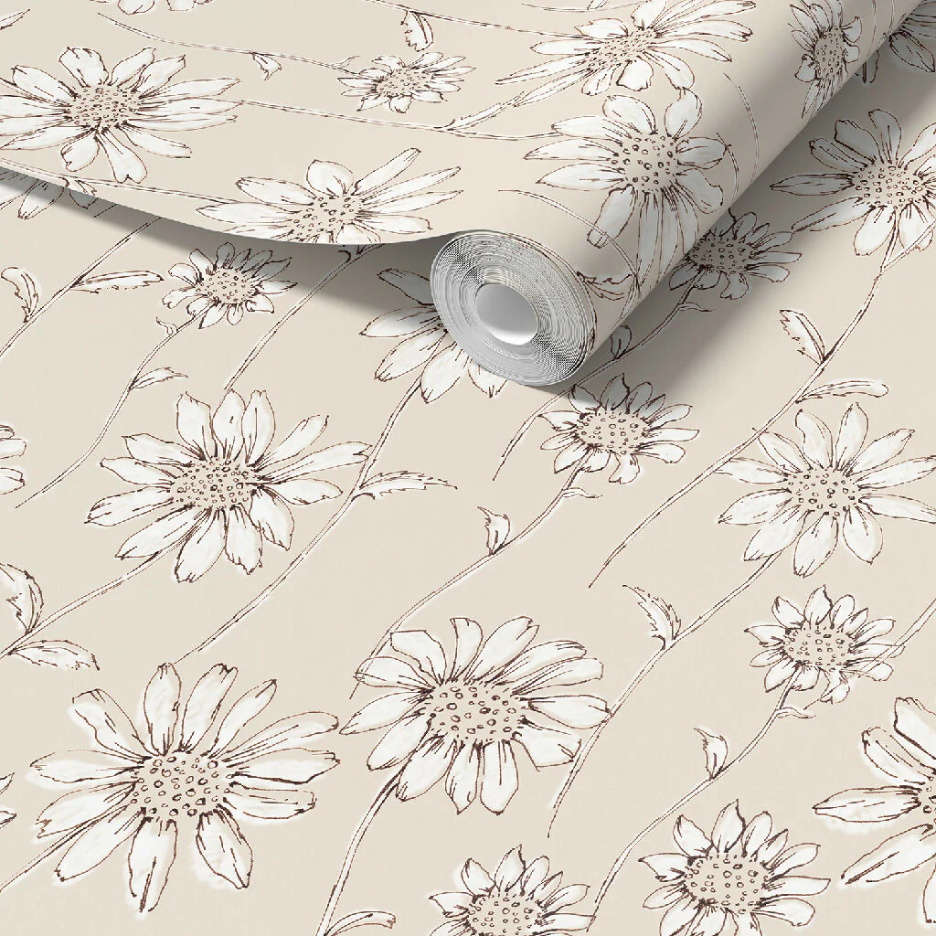 Caja Floral Sustainable Wallpaper Available in Six Colours - Image 9