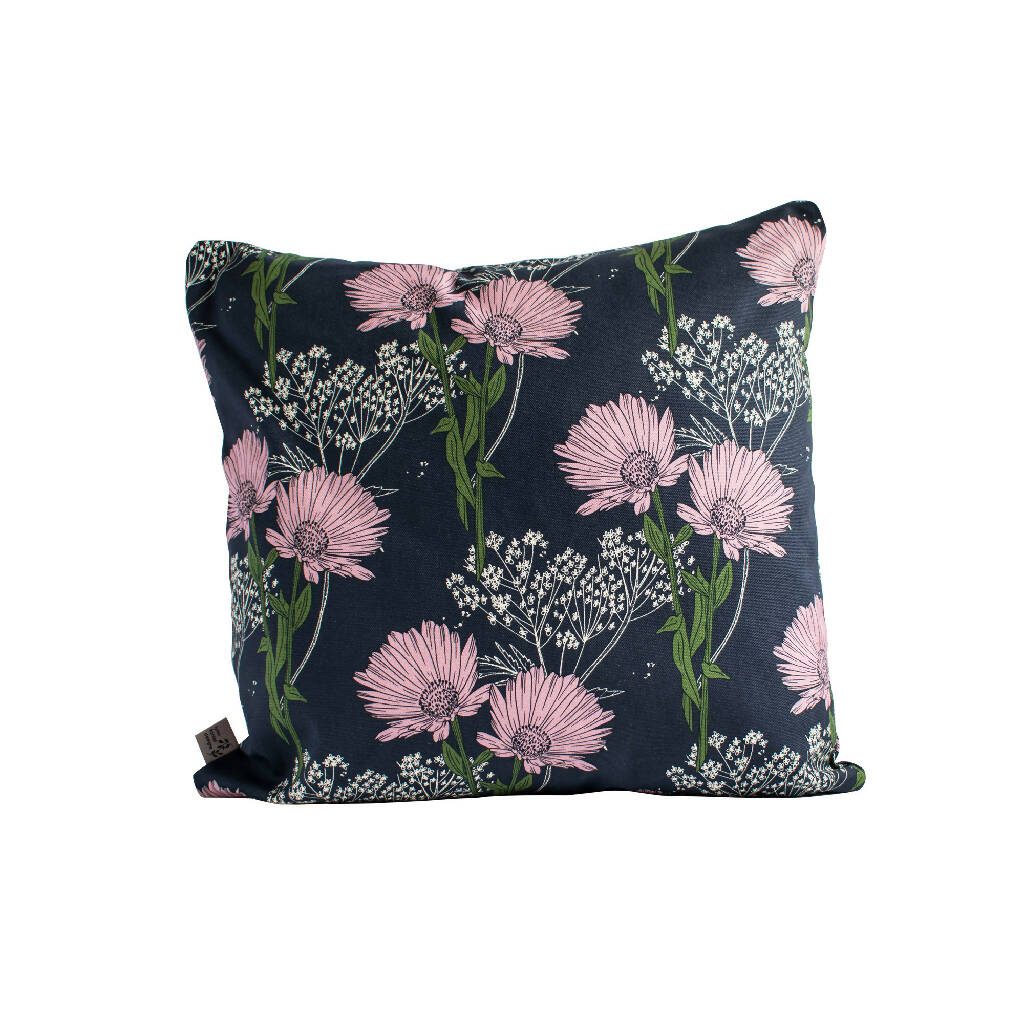 Calendula Cushion in Blackcurrant - Image 3