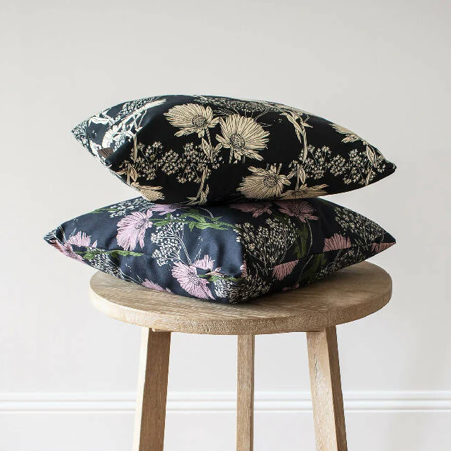 Calendula Cushion in Blueberry - Image 2