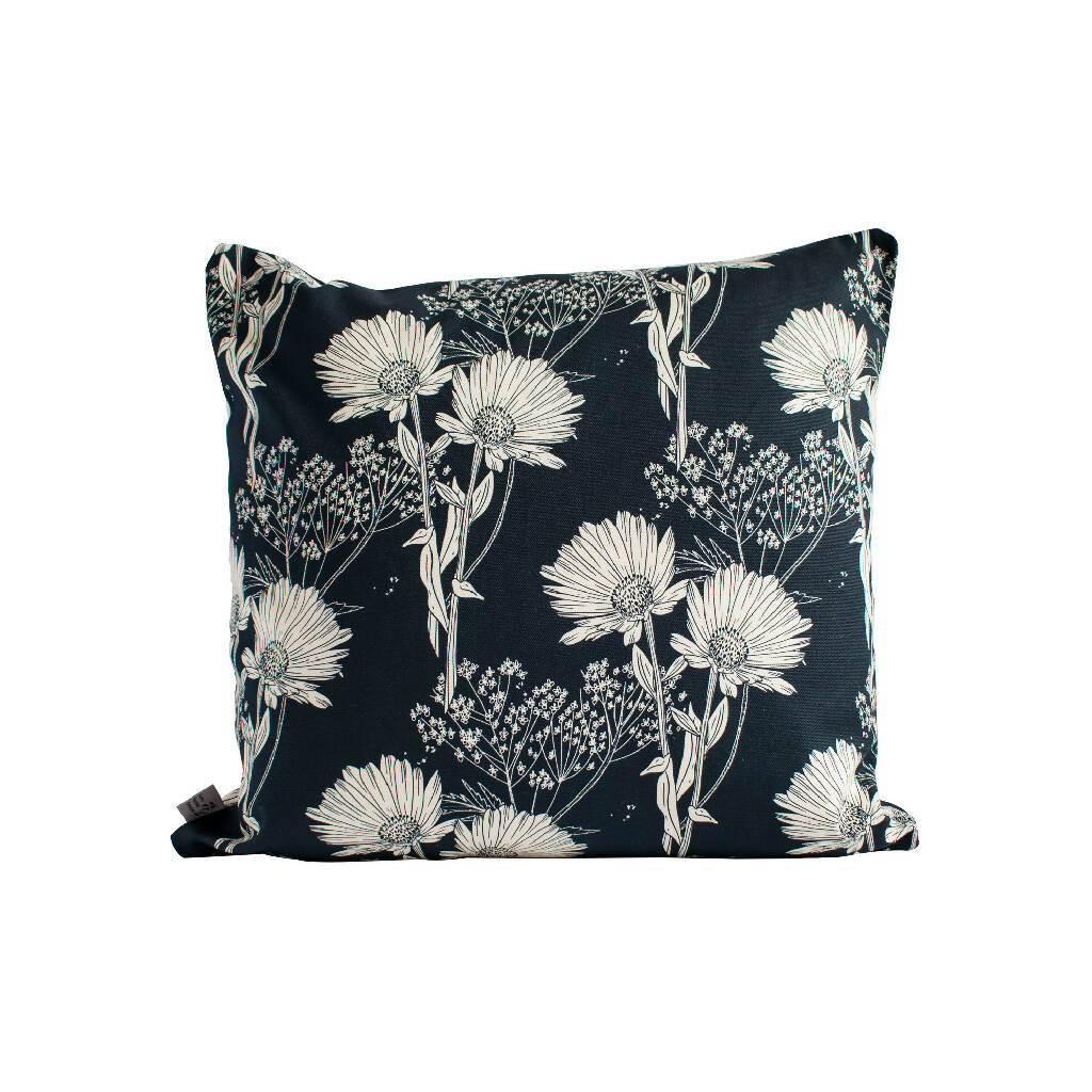 Calendula Cushion in Blueberry - Image 3